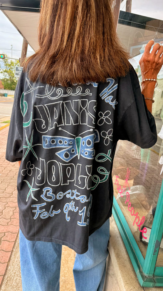 Janis Joplin Black 1969 Tee