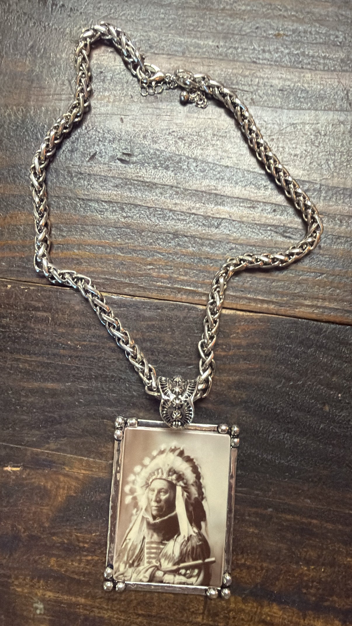 Prairie Legend Portrait Necklace