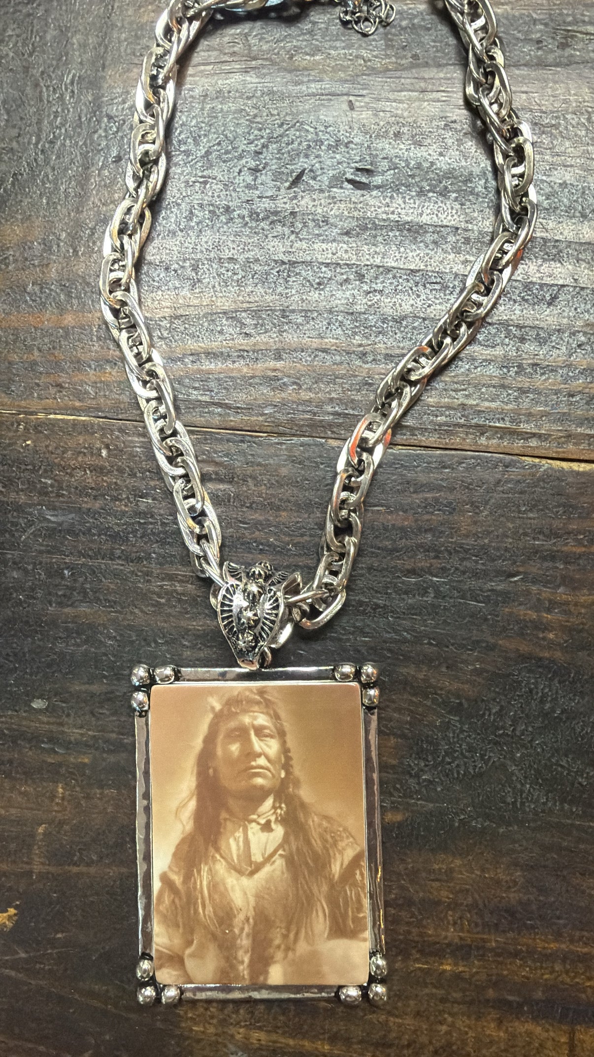 The Sepia Spirit Portrait Necklace