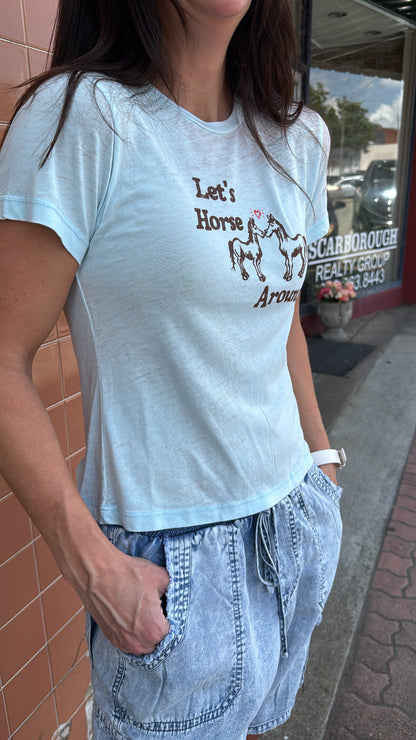 Let's Horse Around Graphic Tee