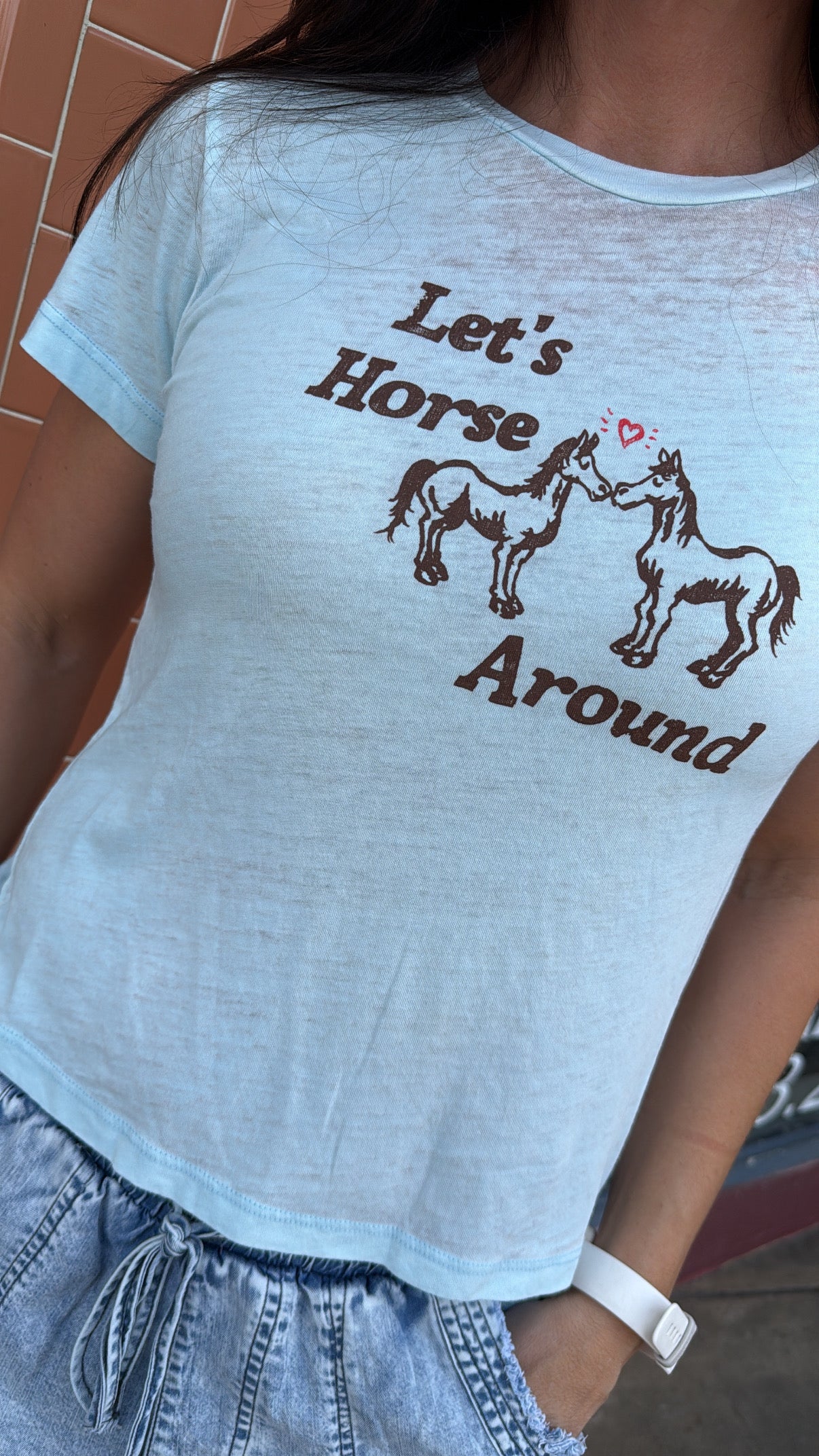 Let's Horse Around Graphic Tee