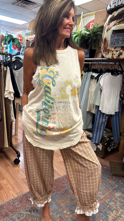 California Floral Graphic Tank