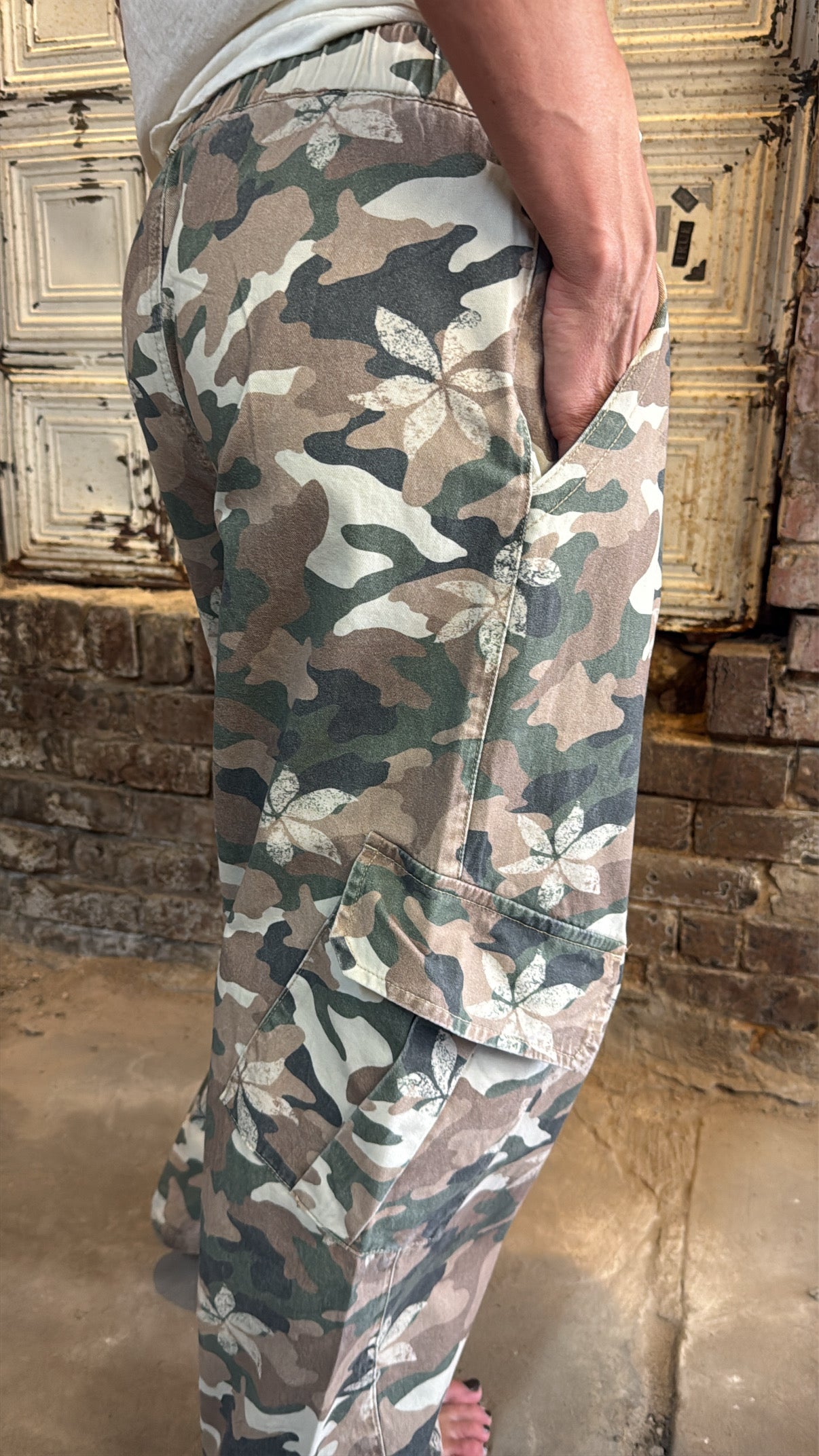 Camo Barrel Pants