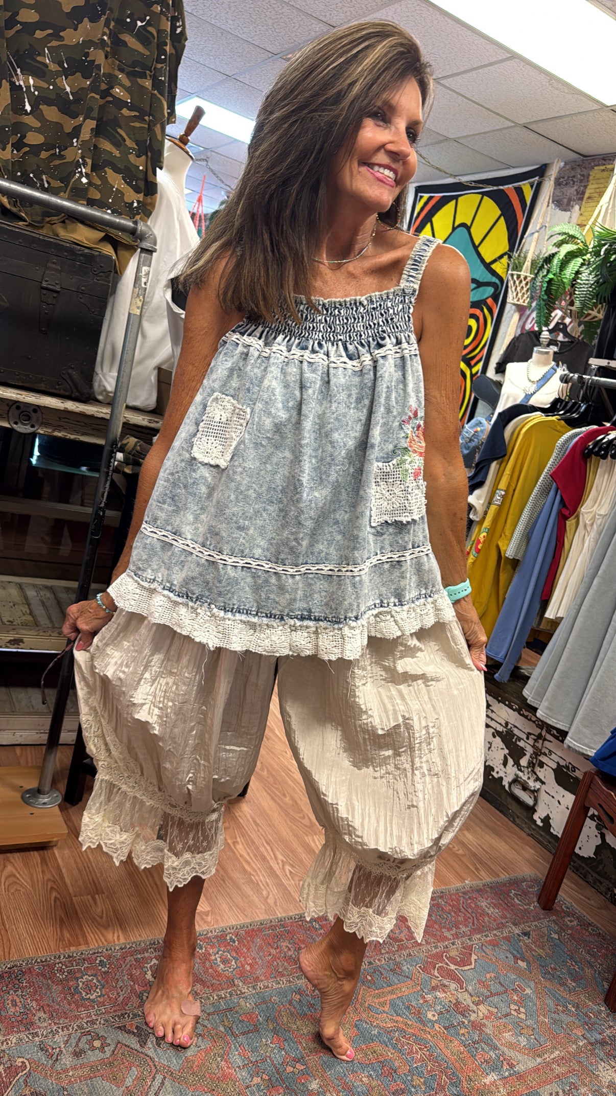 The Denim Bloomers Styled Outfit