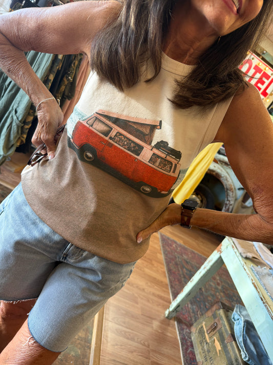 Vintage Camper Graphic Tank