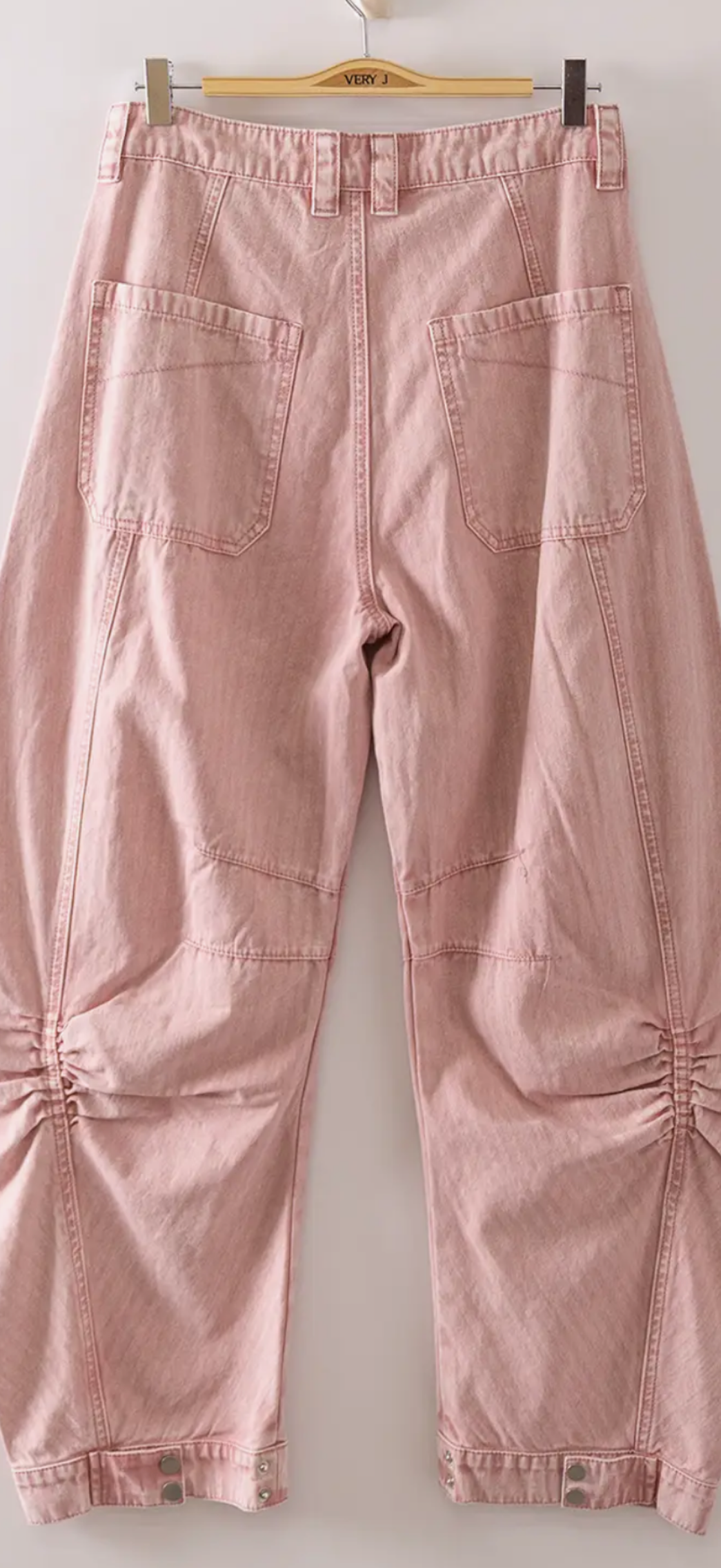 The Mauve Moon Barrel Jeans
