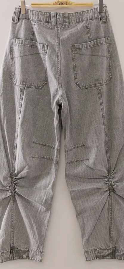 The Mauve Moon Barrel Jeans