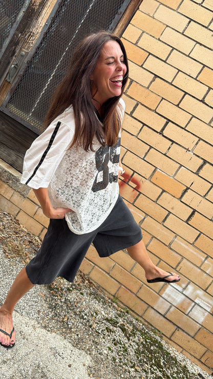 Lacy Oversized Jersey