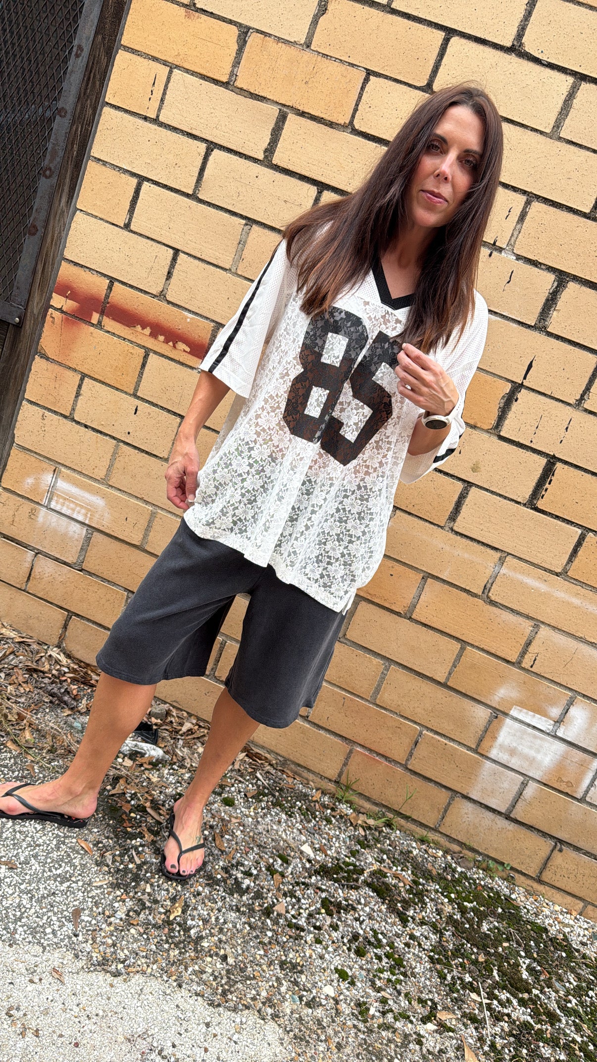 Lacy Oversized Jersey
