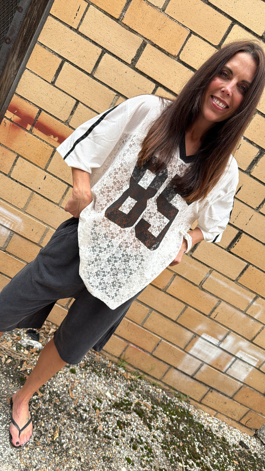 Lacy Oversized Jersey