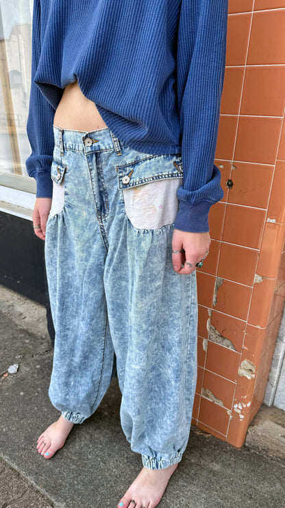 Lotus Bloom Balloon Jeans