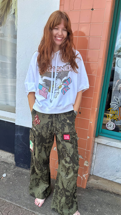 Howdy Camo Patch Cargo Pants