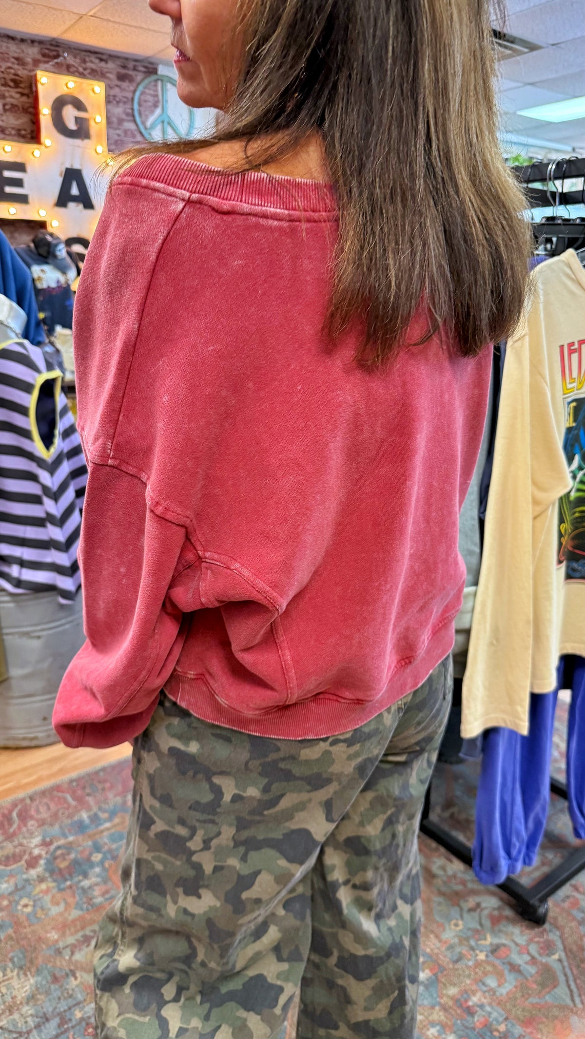 Cider Wash V-Neck Sweater