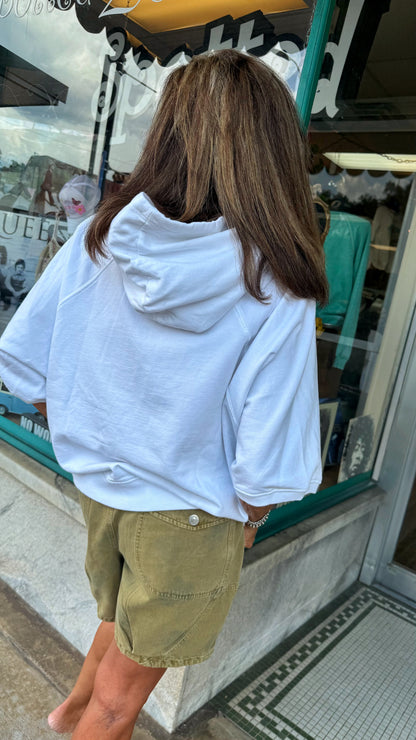 Foreigner Eagle Crop Hoodie