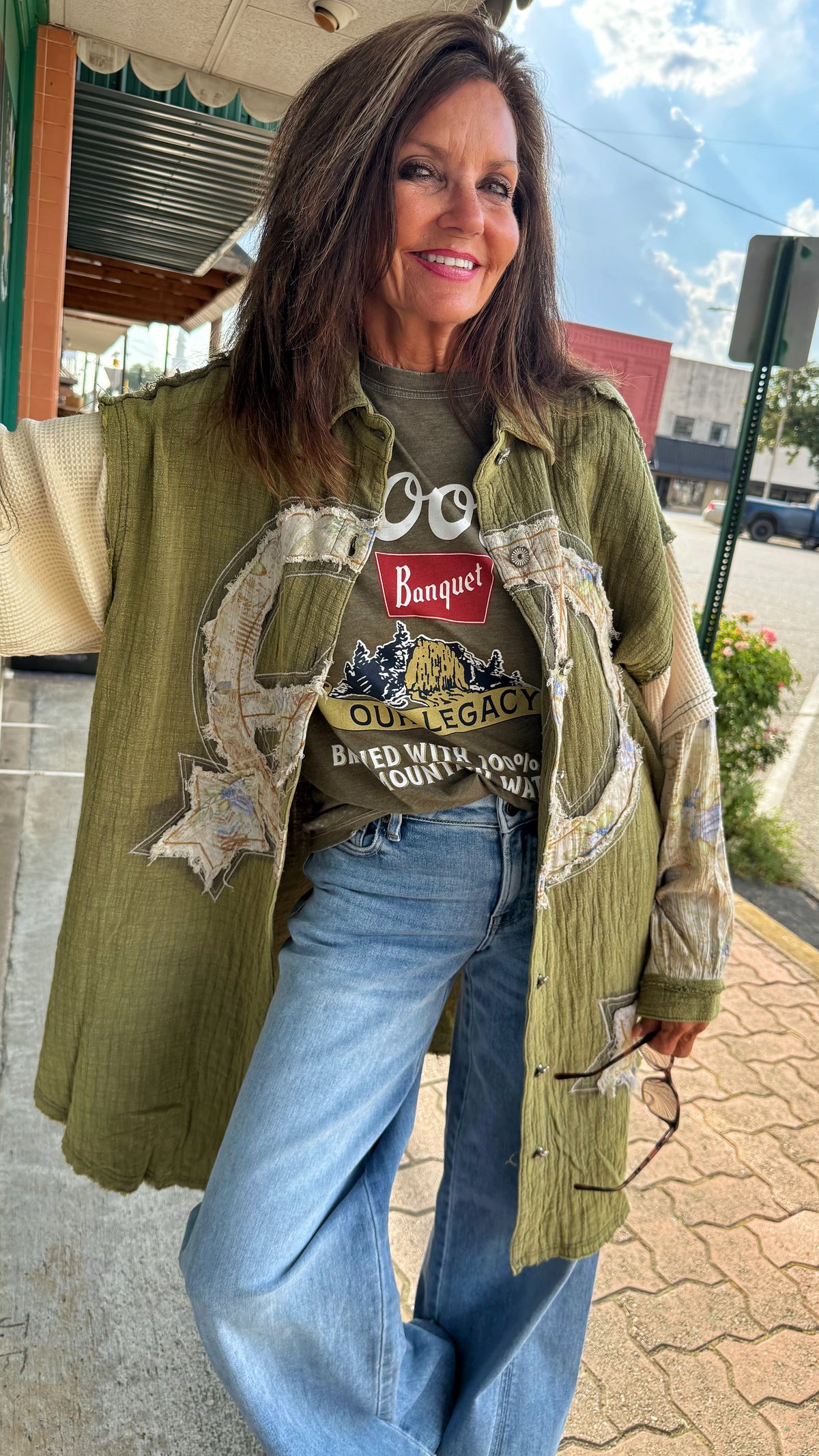 Peace Patch Olive Jacket