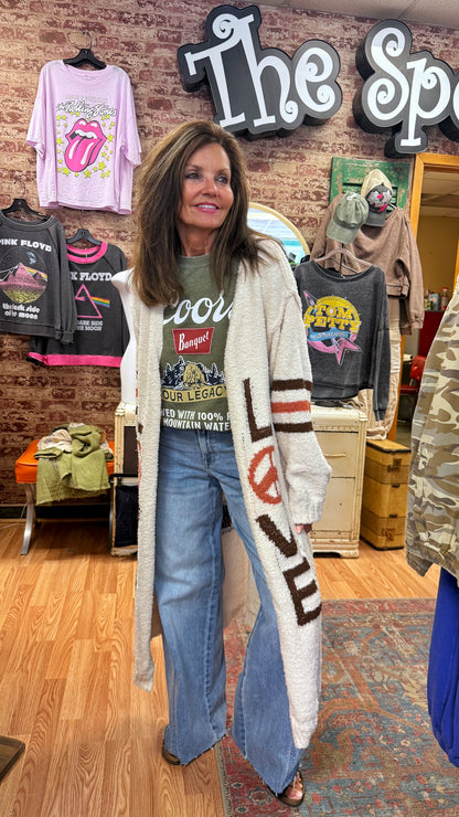 Love & Peace Knit Cardigan