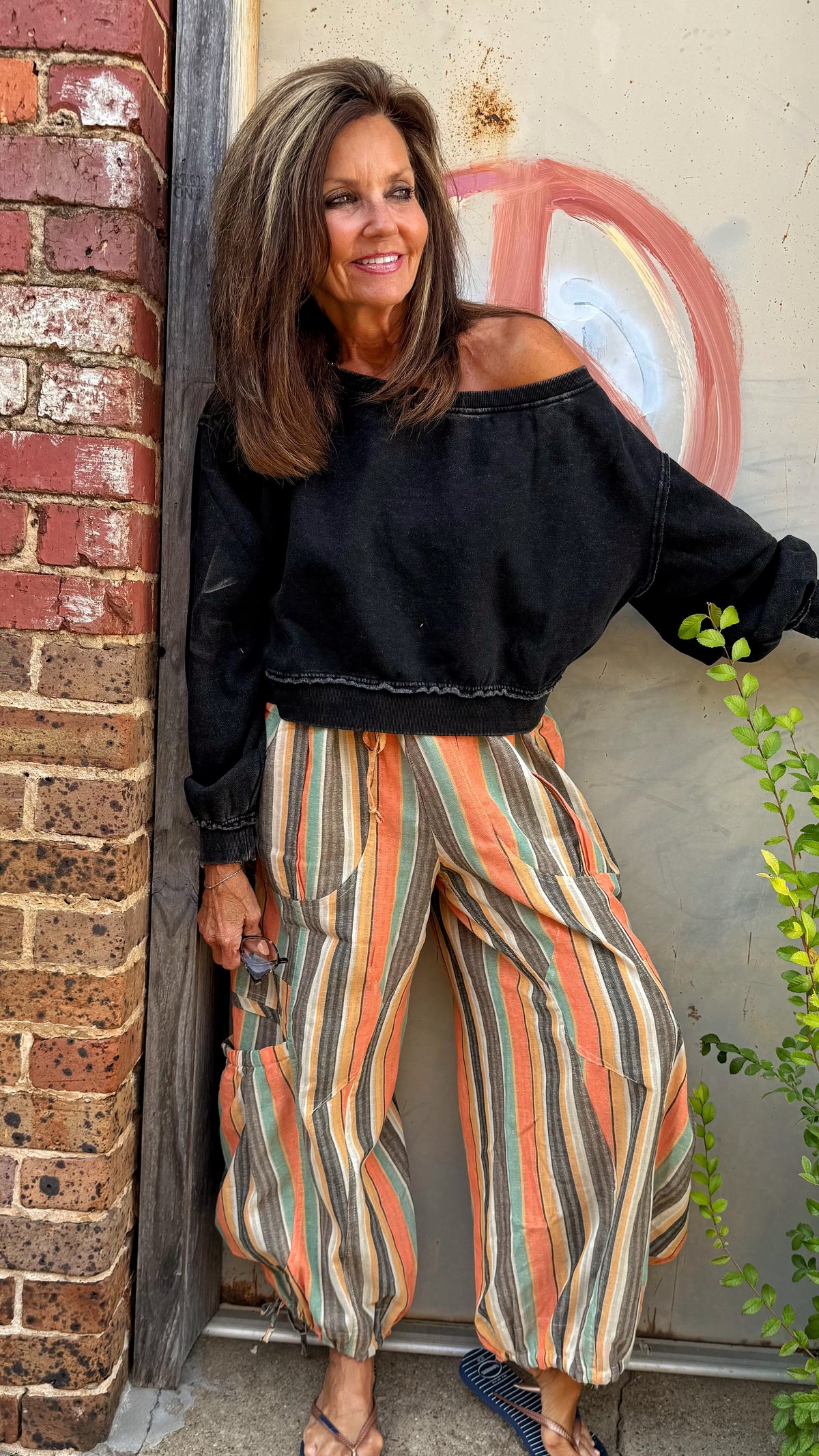 Midnight Sunset Stripe Set
