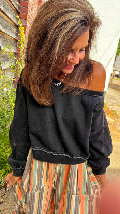 Midnight Sunset Stripe Set