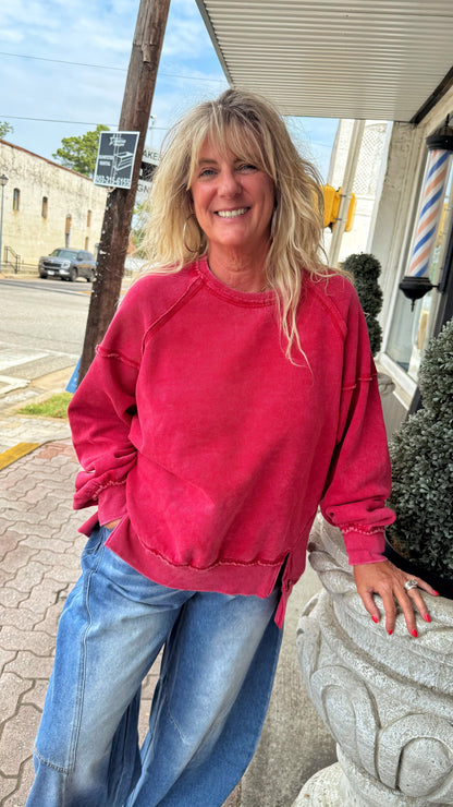 Red Super Soft Sweatshirt