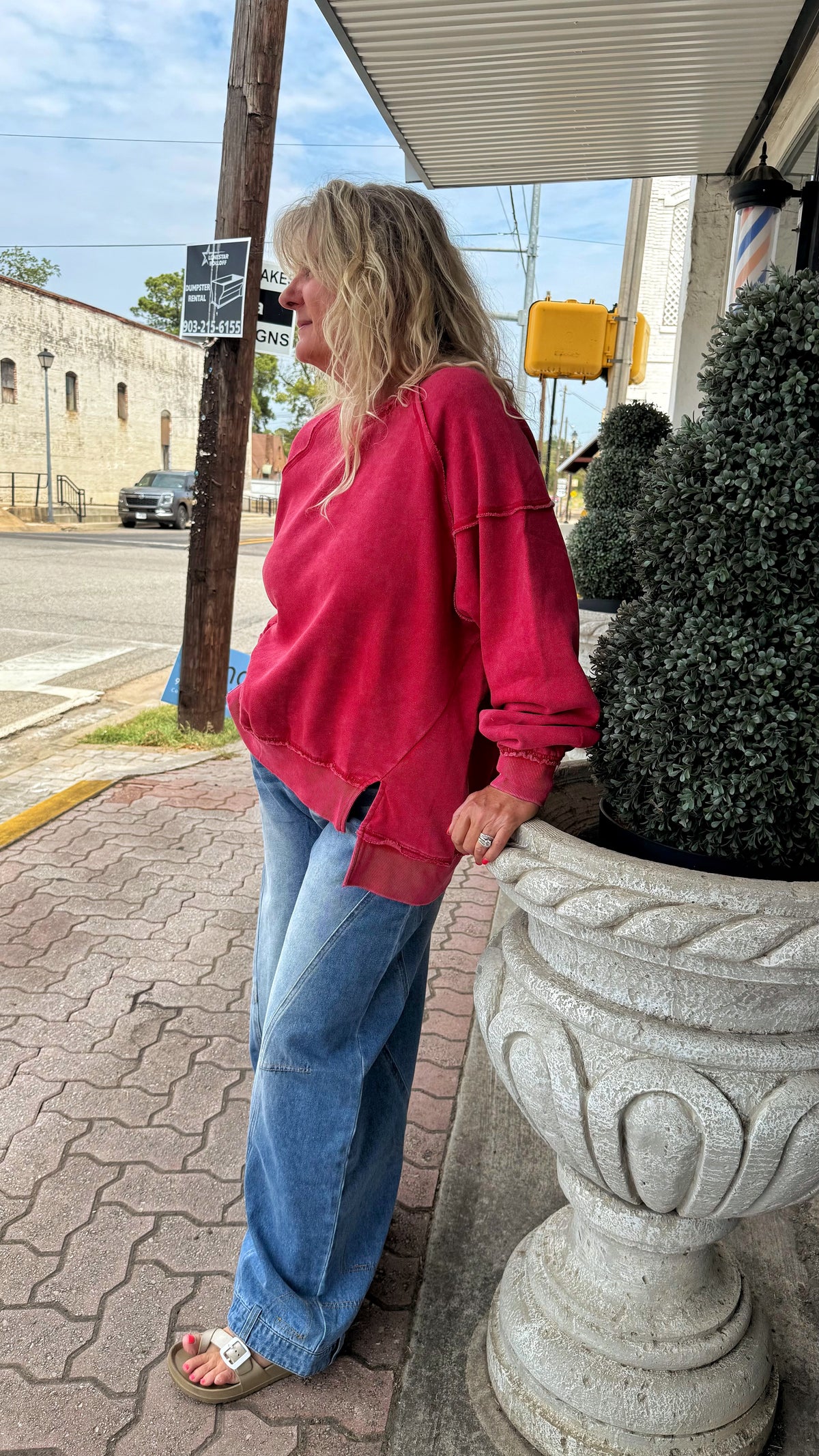 Red Super Soft Sweatshirt