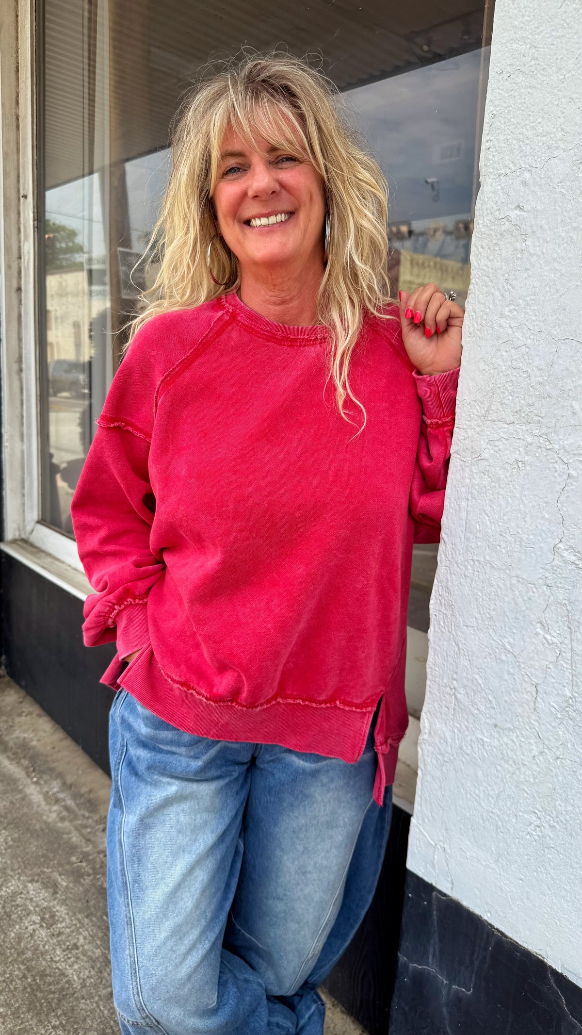 Red Super Soft Sweatshirt