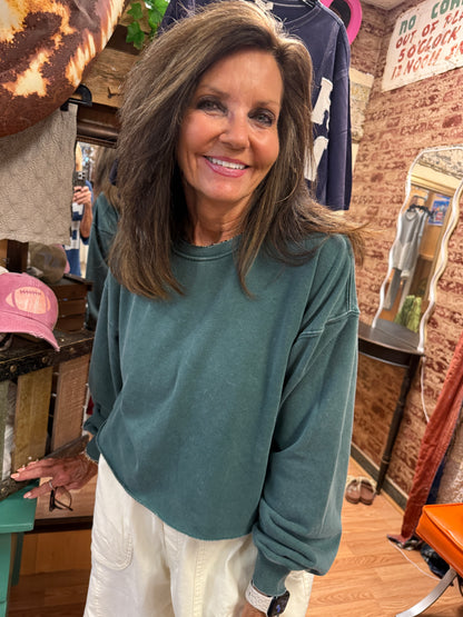 Soft Hour Crop Sweatshirt