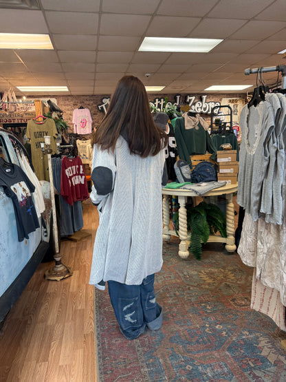 Drifter Pinstripe Hooded Duster