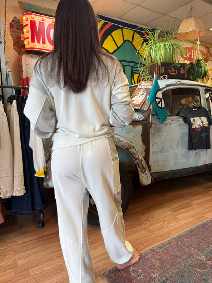 Sandstone Patchwork Jogger Set