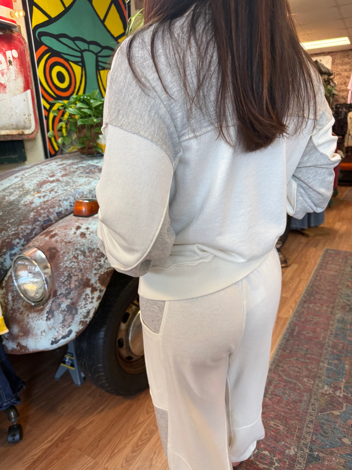 Sandstone Patchwork Jogger Set