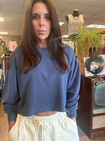 Soft Hour Crop Sweatshirt