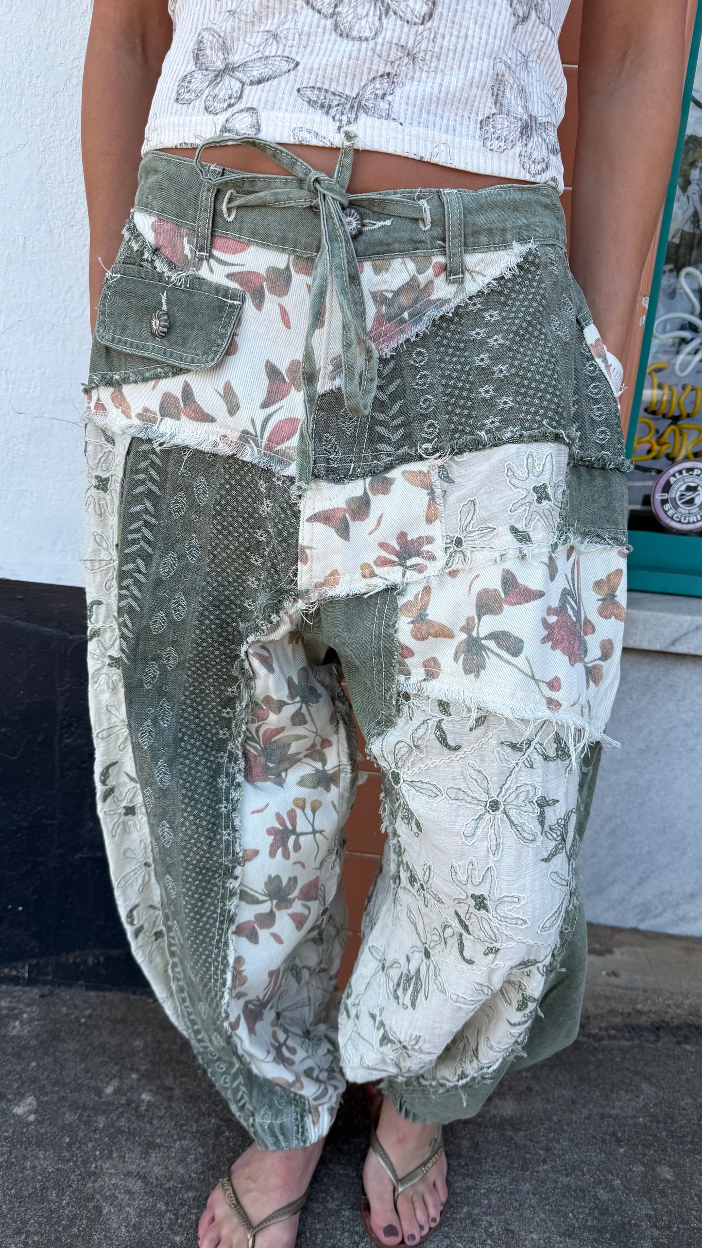 Wanderer Patchwork Twill Joggers