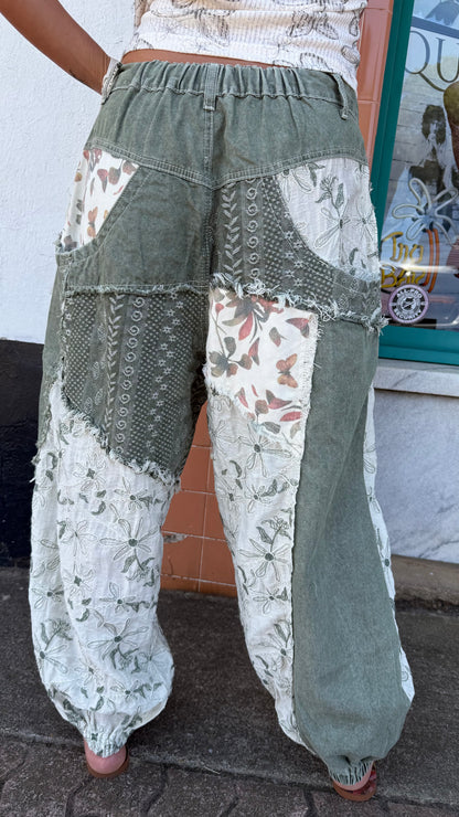 Wanderer Patchwork Twill Joggers
