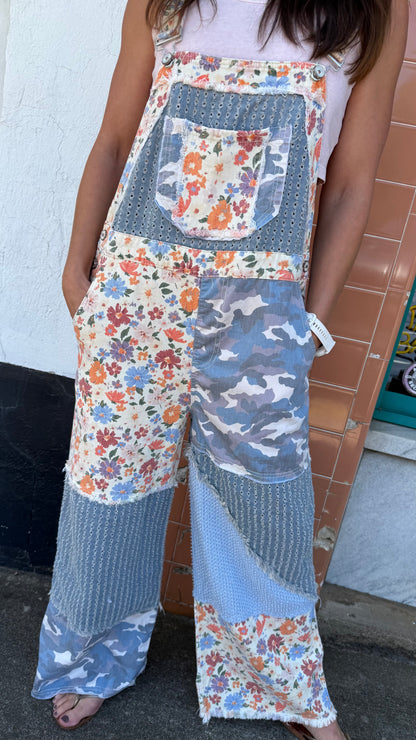 Field Day Patchwork Overalls