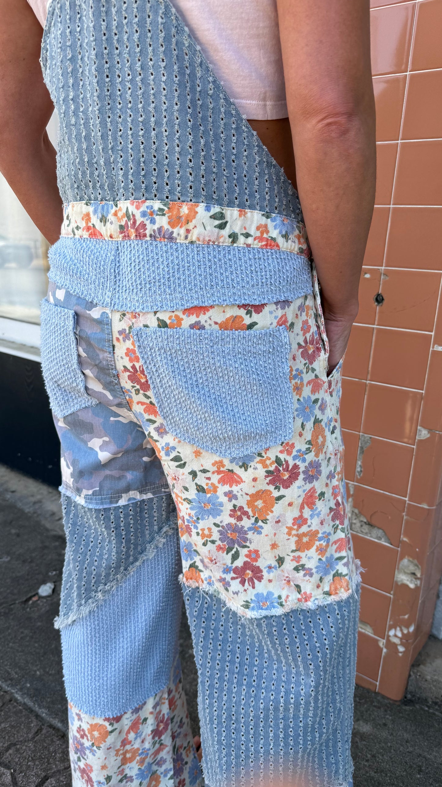 Field Day Patchwork Overalls