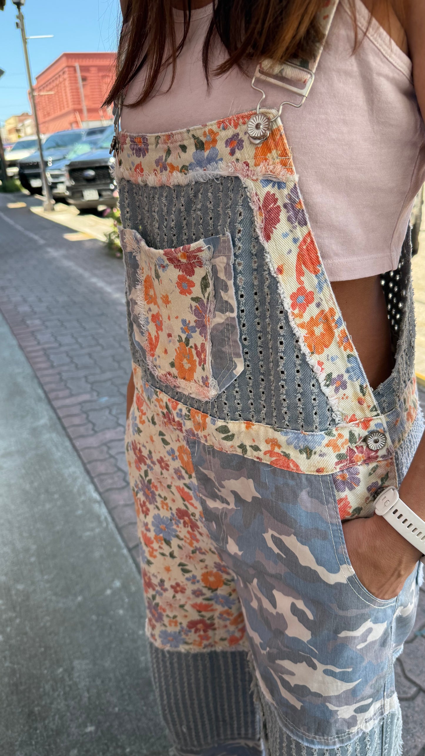 Field Day Patchwork Overalls