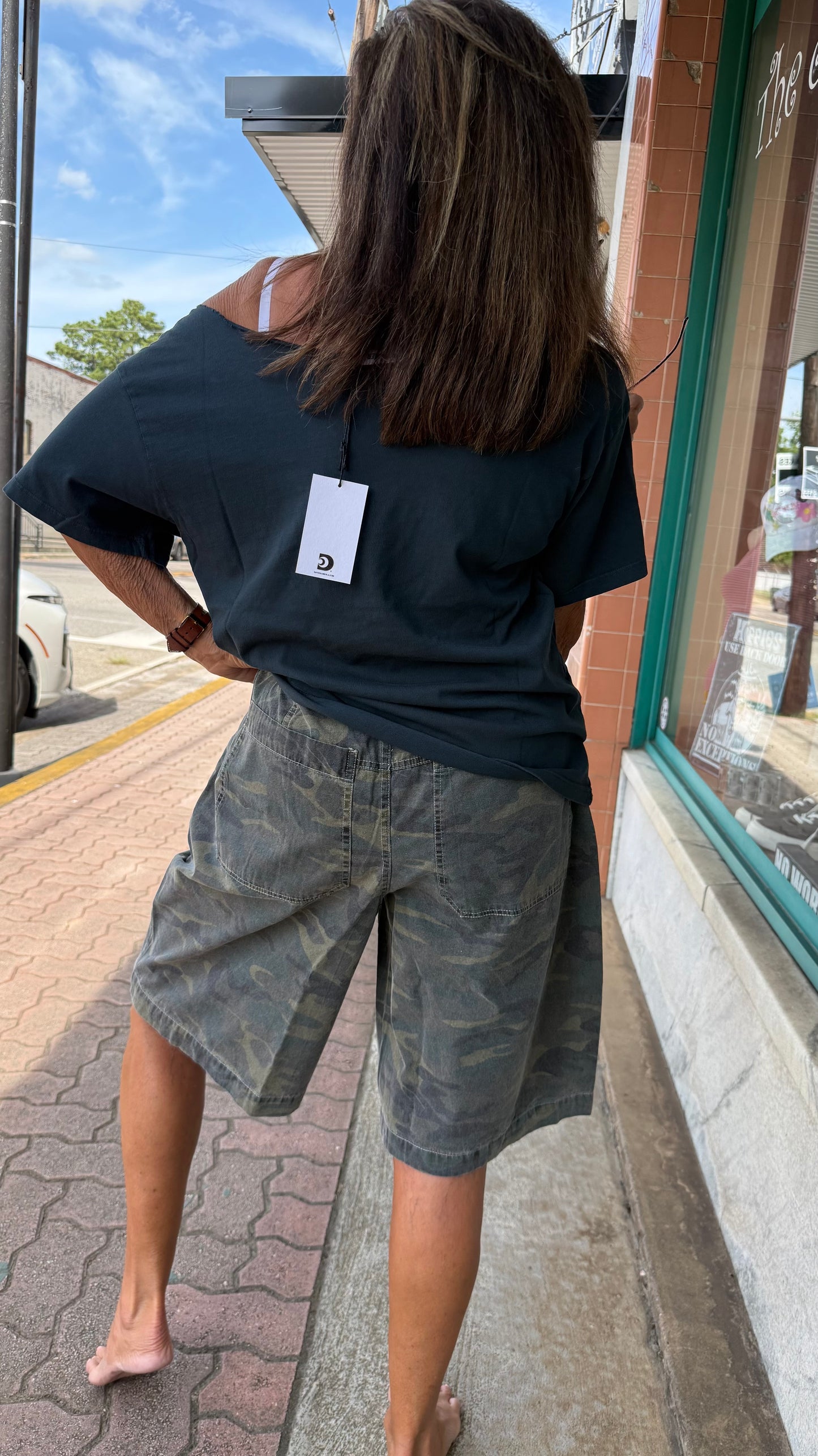 Stevie Nicks Off-Shoulder Graphic Tee