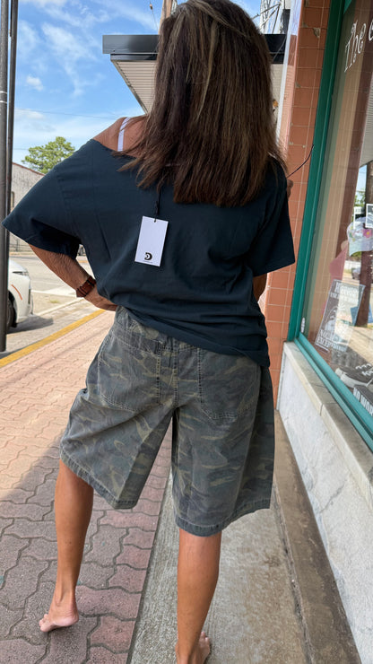 Stevie Nicks Off-Shoulder Graphic Tee