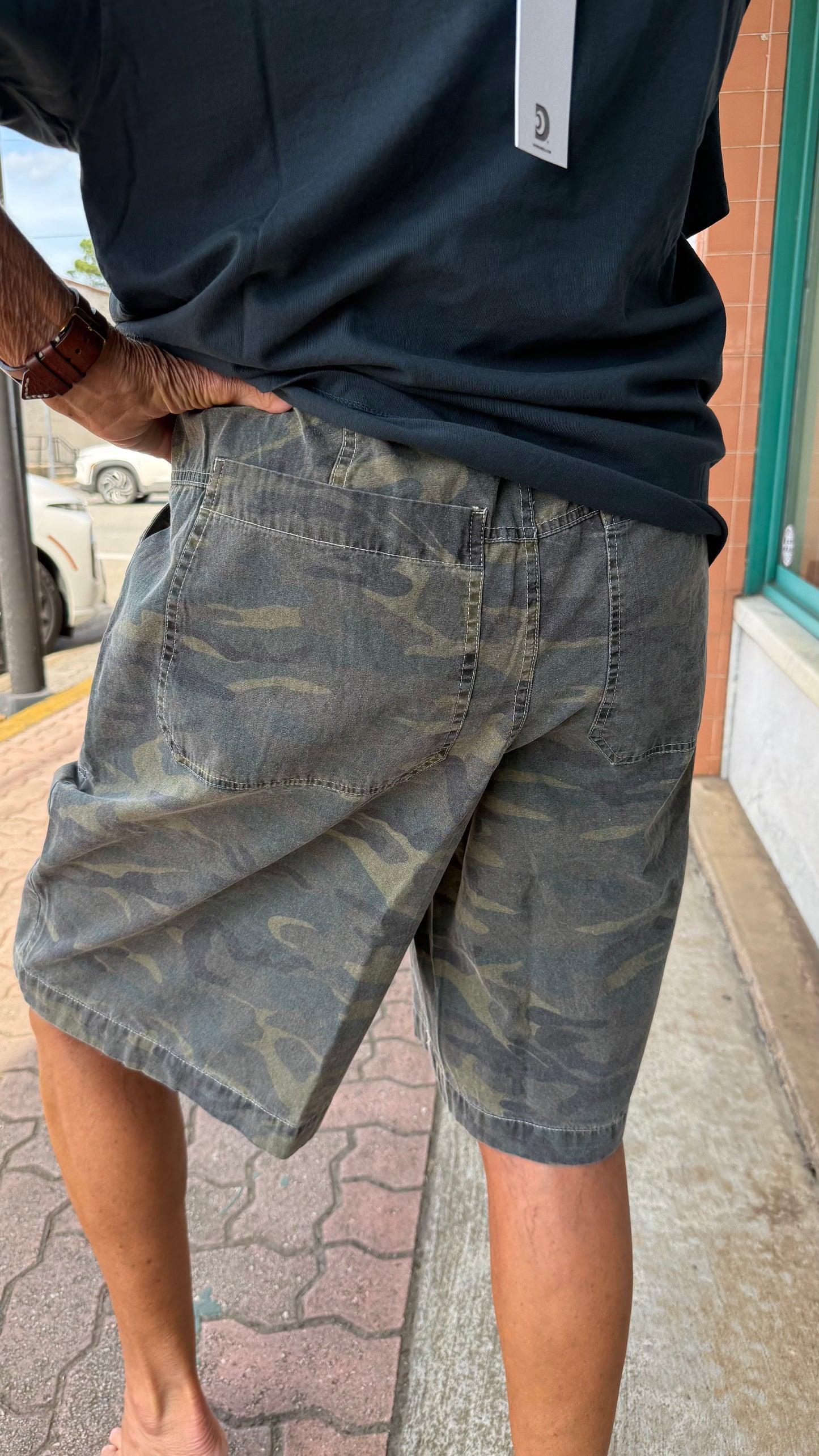Base Camp Camo Bermuda Shorts
