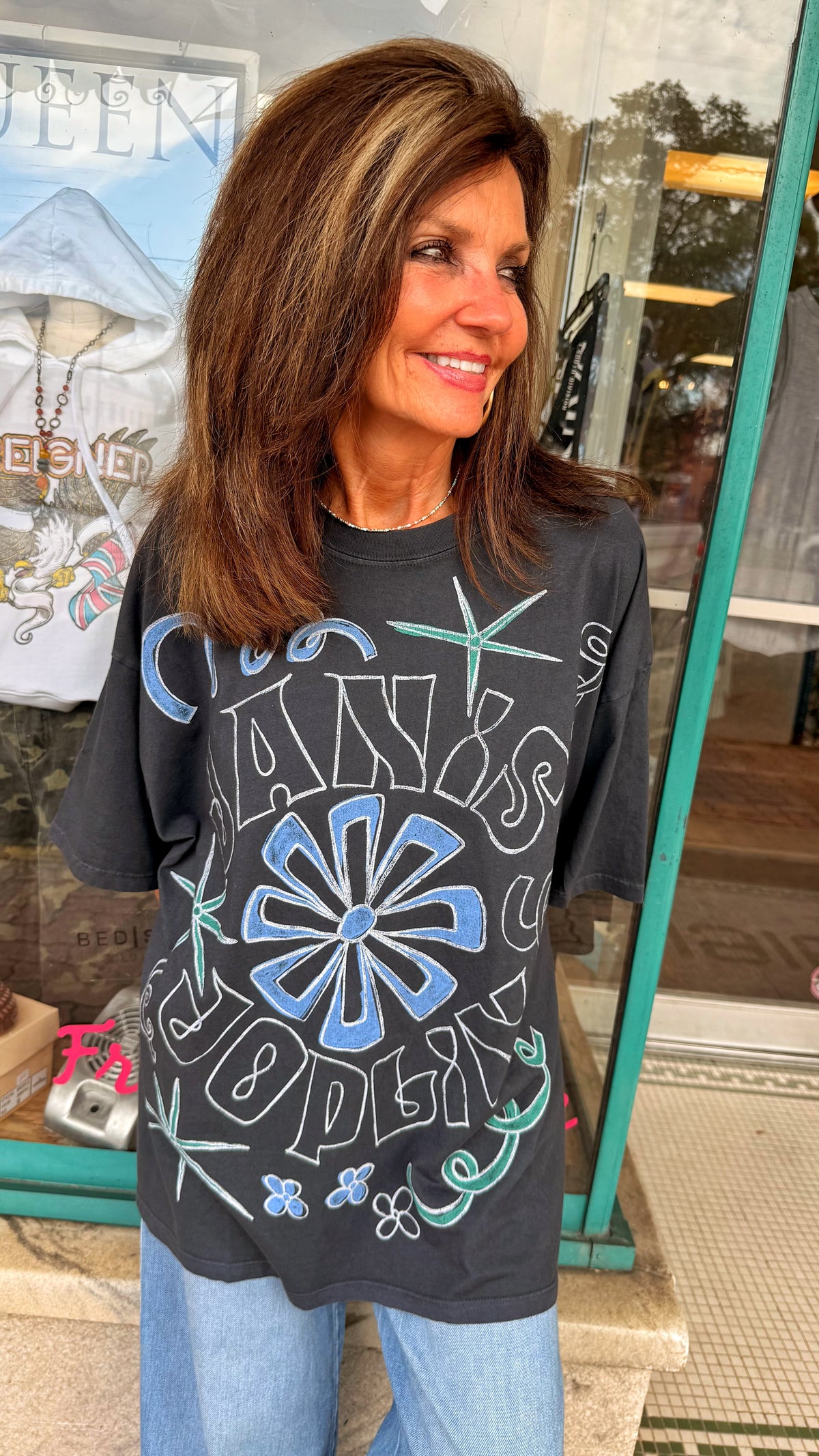 Janis Joplin Black 1969 Tee