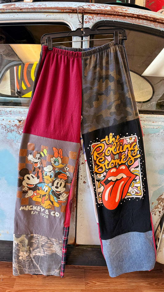 Vintage Tee Shirt Pants: Mickey & Co