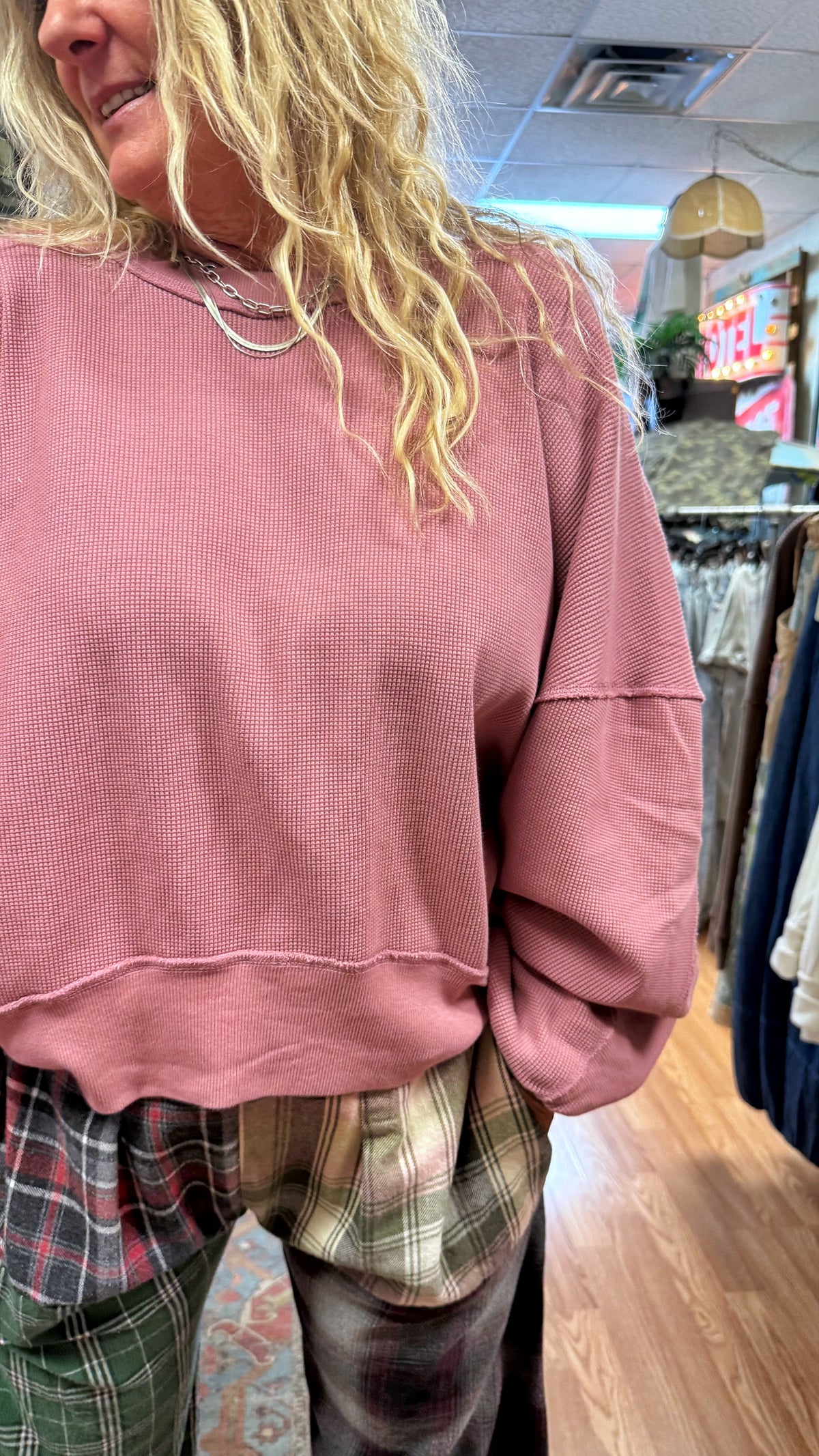 Free People Skyline T Rose