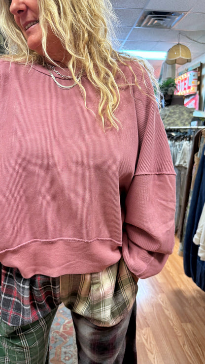 Free People Skyline T Rose