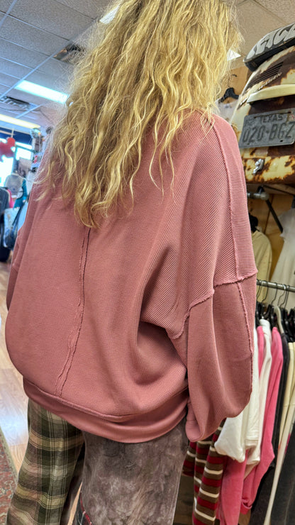 Free People Skyline T Rose