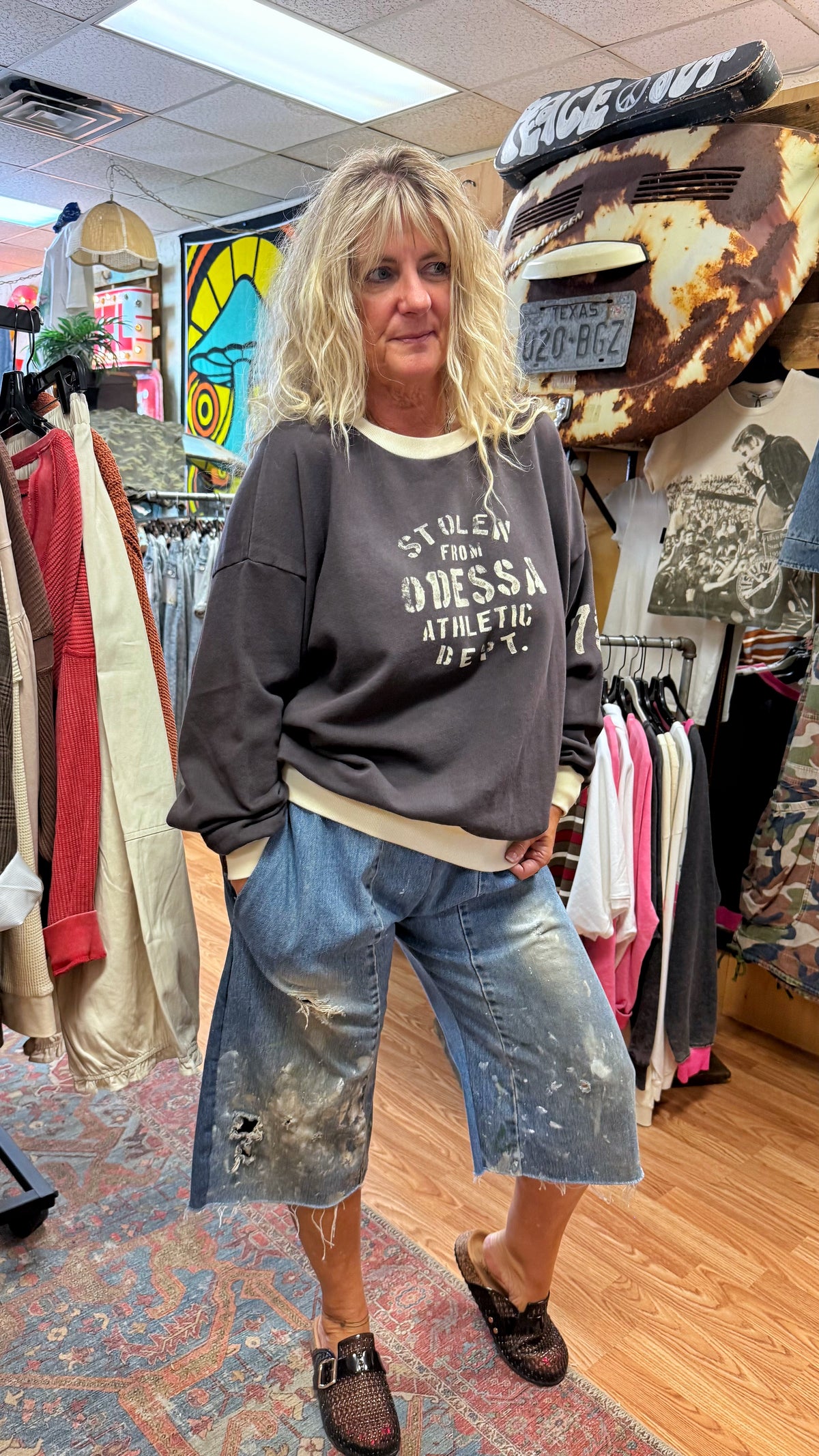 Recycled Denim Shorts by Debbie