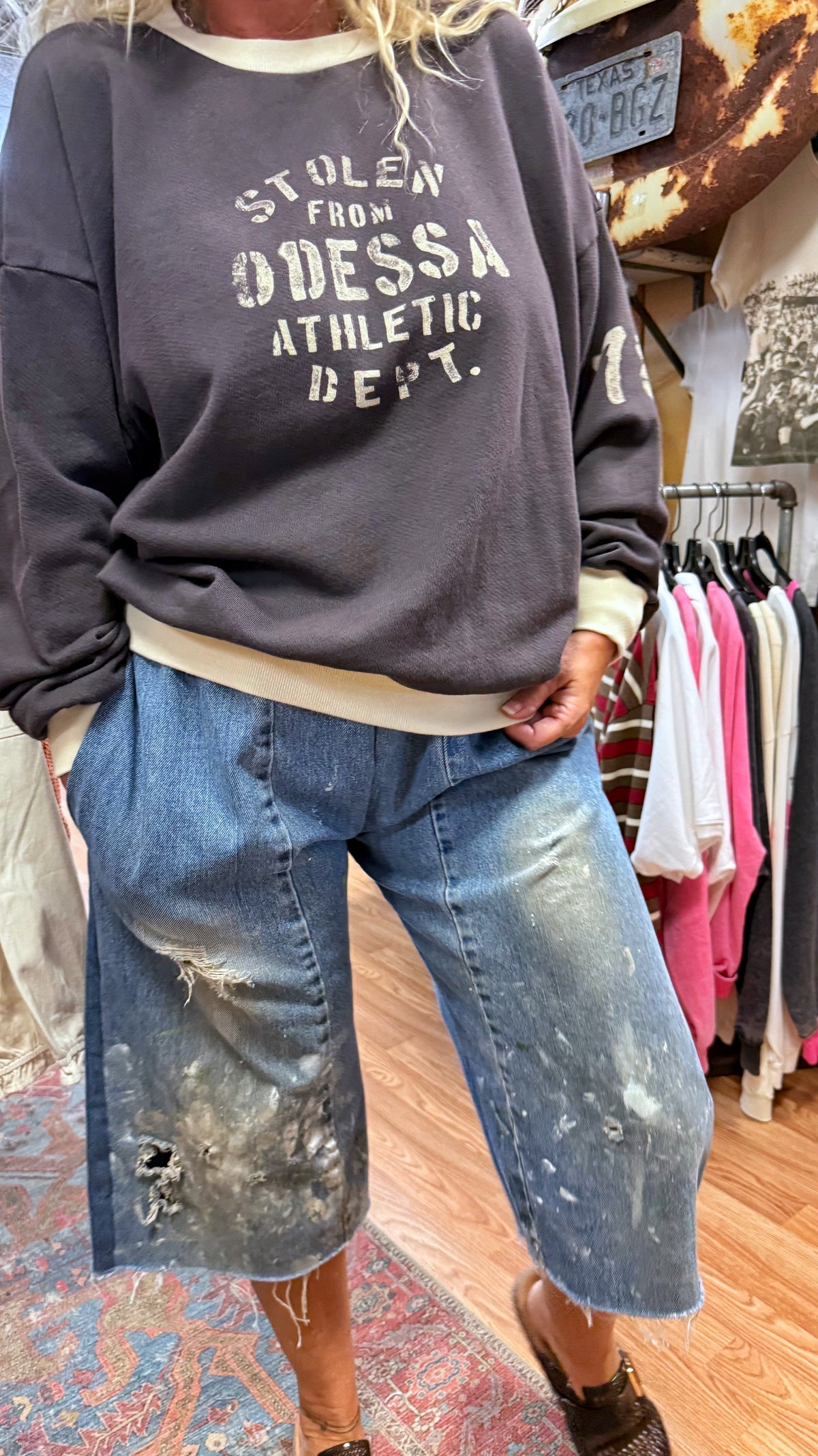 Recycled Denim Shorts by Debbie