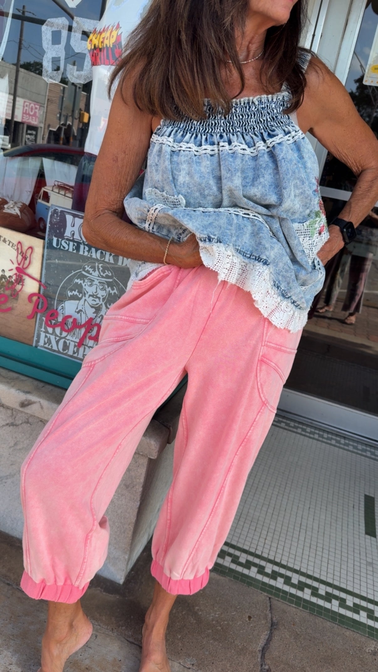The Cloud Nine Garment Washed Joggers