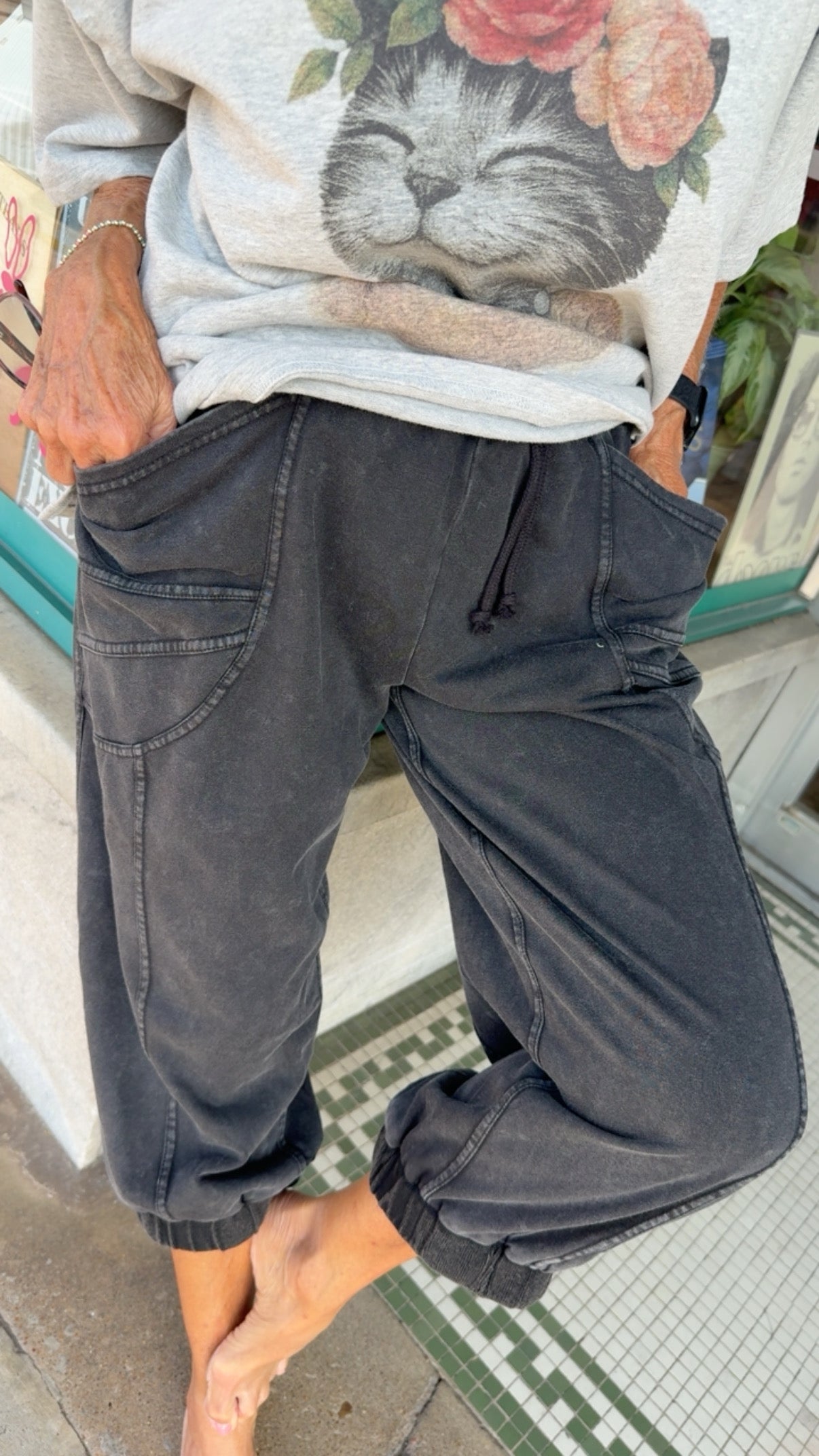 The Cloud Nine Garment Washed Joggers