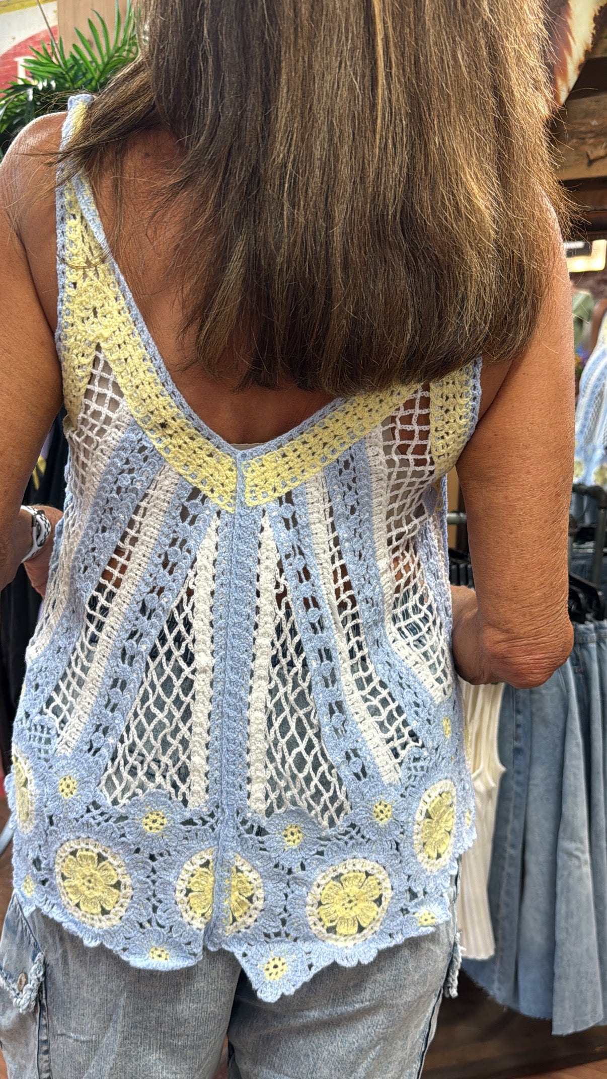 The Bluebell Crochet Knit Top