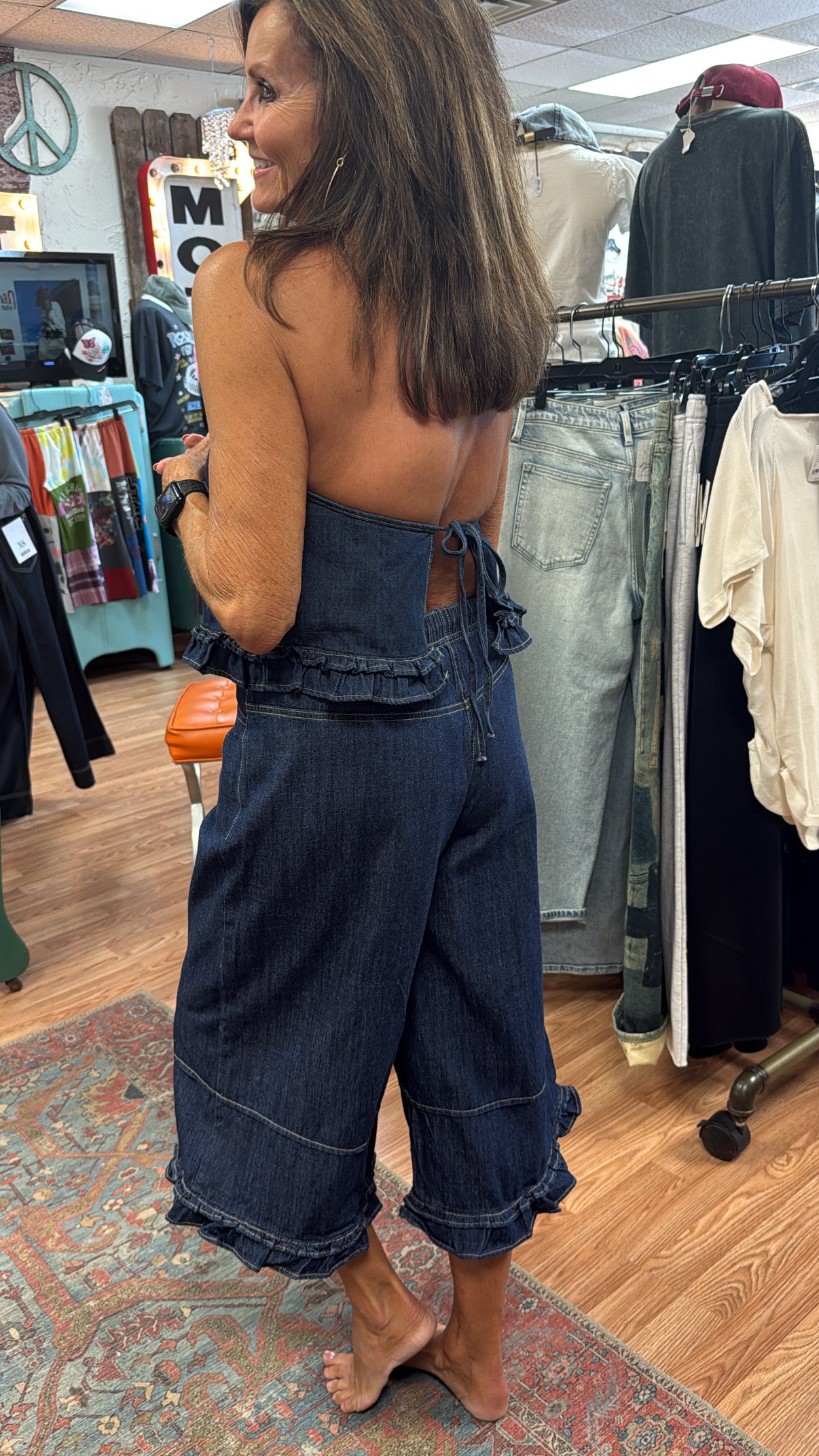 The Blue Jean Belle Halter Set