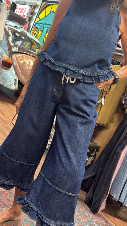 The Blue Jean Belle Halter Set